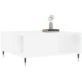  Stolić za kavu bijeli 80 x 80 x 36,5 cm od konstruiranog drva | Eponuda.com