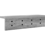 vidaXL Nadwyčajna obešalnik za plašče Siva sonoma 40 x 10.5 x 10.5 cm | Shoptok.si