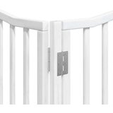 vidaXL Vrata za pse s vratašcima 6 panela sklopiva 480 cm drvo topole | shoptok.hr