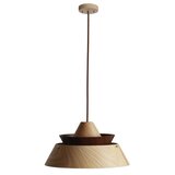  Drveni luster na sajli 1xE27/60W/230V prečnik 33 cm masivan/hrast/orah/kaučukovac | Eponuda.com