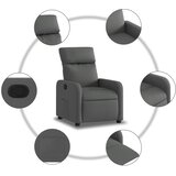  Naslonjač od tkanine tamnosivi | shoptok.hr