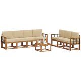  Set vanjskih sofa 8 kom. Prirodna i bež | shoptok.hr