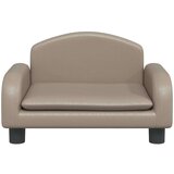  Krevet za pse boja cappuccina 50 x 40 x 30 cm od umjetne kože | shoptok.hr