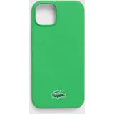 Lacoste Etui za telefon iPhone 15 Plus / 14 Plus 6.7" zelena barva