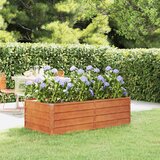 vidaXL Povišena vrtna gredica boja hrđe 160 x 80 x 45 cm čelik COR-TEN Cijene