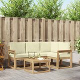  Set vanjskih sofa 5 kom. Bijela i krem | shoptok.hr