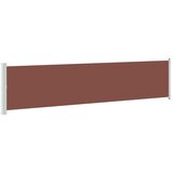  Uvlačiva bočna tenda za terasu 140 x 600 cm smeđa | shoptok.hr