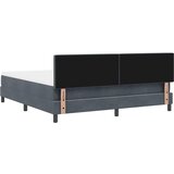  Krevet s opruga kutije Tamno siva 180 x 200 cm Baršun | shoptok.hr