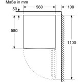 Bosch KTR15NWEB miza hladilnik 85 cm 134 | Shoptok.si