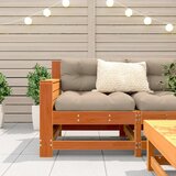  Vrtna sofa s naslonom za ruke smeđa 69x62x70,5 cm od borovine | shoptok.hr