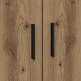  Posteljni okvir za shranjevanje Artizanska hrastovina 90x190 cm, (22103218) | Shoptok.si