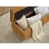 Bobochic Paris Gorčično rumena klop iz tkanine bouclé Mont Blanc – | Shoptok.si