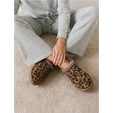 Sinsay Niske čizme za snijeg od imitacije bru&amp;scaron;ene kože s leopard uzorkom Slike