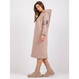 RUE PARIS Dress-RV-SK-7463.24X-beige | Shoptok.si