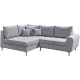 MID.YOU KOTNA SEDEŽNA GARNITURA, mikrovelur svetlo siva | Shoptok.si