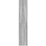 vidaXL Knjižne omare 2 kosa zložljiva siva sonoma 30x30x80 cm inž. les | Shoptok.si