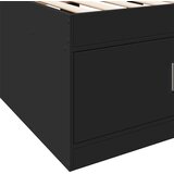  Dnevni krevet s ladicama crni 75 x 190 cm konstruirano drvo | shoptok.hr