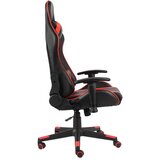 vidaXL Vrtljiv gaming stol rdeč PVC | Shoptok.si