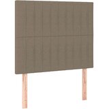  Krevet s oprugama i madracem smeđesivi 90x190 cm od tkanine | shoptok.hr