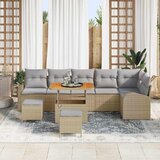 9 Dijelni Vrtni Sofa Set s Jastučićima Bež Poli Ratan Akacija 2-Osobni Vrtni Sofa s Jastučićima Bež Poli Ratan 3 Dijelni Set z | shoptok.hr