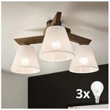  Brilagi - LED Plafonski luster ANTHONY 3xE14/40W/230V hrast orah/bela | Eponuda.com