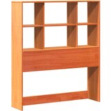 vidaXL Krevet s regalom za knjige bez madraca 90 x 190 cm od borovine | shoptok.hr