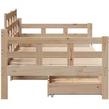  Dnevni krevet s ladicama bez madraca 90 x 190 cm masivno drvo | shoptok.hr