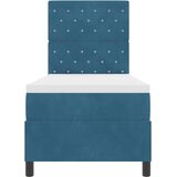  Krevet s opruga kutije Tamno plava 80 x 200 cm Baršun | shoptok.hr