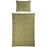 Esposa OBOJESTRANSKA POSTELJNINA 140/200 cm saten olivno zelena | Shoptok.si
