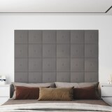  Zidne ploče od tkanine 12 kom svjetlosive 30 x 30 cm 1,08 m² | shoptok.hr
