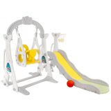  MamaKids ljuljačka s toboganom za djecu, sivo plava 170 cm | shoptok.hr