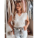 DStreet Bluzka damska one size krótka SELFINA popielaty | shoptok.hr