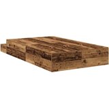  Krevet s ladicama Staro drvo 120 cm Konstruirano drvo | shoptok.hr