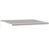 Nadstrešnica Svijetlo siva 500 x 300 x 165 cm Poliester i metal | shoptok.hr
