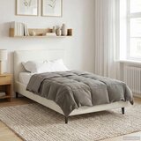  Ljetni pokrivač Svijetlo siva 135 x 220 cm Mikrovlakna | shoptok.hr