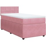 Box spring krevet s madracem ružičasti 80 x 200 cm baršunasti | shoptok.hr