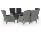  7-dijelni vrtni blagovaonski set svjetlosivi | shoptok.hr