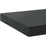  Zidne police 2 kom 75x23,5 cm crne nehrđajući čelik | shoptok.hr