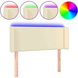  Posteljno vzglavje krem 103x16x78/88 cm umetno usnje, (20739071) | Shoptok.si