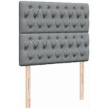  Krevet s oprugama i madracem svjetlosivi 120x190 cm od tkanine | shoptok.hr
