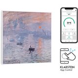 Klarstein Wonderwall Air Art Smart, infracrveni grijač, 60 x 60 cm, 350 W, aplikacija, izlazak sunca | shoptok.hr