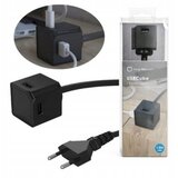 Allocacoc 4xUSB Cube 1.5m Produžni kabl 10464BK/EUEUMC | Eponuda.com