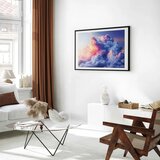  Plakat Clouds Like Painted: Artistic Dawn Brushes Painting the Sky 30x21 Crni okvir s margom | shoptok.hr