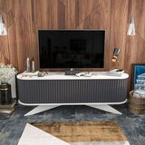 Woody Fashion TV polica Stor Anthracite White