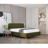 Maison de Rêve Zeleni tapecirani bračni krevet s prostorom za odlaganje s podnicom 140x200 cm Noto – | shoptok.hr