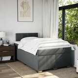  box spring s madracem tamnosivi 120 x 190 cm tkanina | shoptok.hr