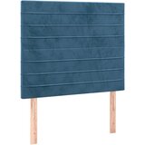 Maison Chic Posteljno vzglavje - Vzglavna omarica 2 kosa temno modro 100x5x78/88 cm žamet, (22077254) Cene