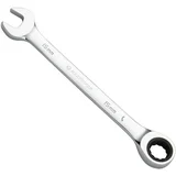 MAXPOWER 15 mm kombinirani ključ z 72-zobno ragljo, 12-kraki zobniški ključ, kovan in toplotno obdelan kromiran V jeklo, metričen, kromiran, (22148668)