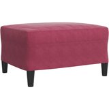  3-dijelni set sofa s jastucima crvena boja vina baršunasti | shoptok.hr