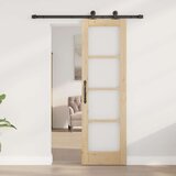  Klizna vrata Ručna Smeđa 61 x 198 5 cm Drvo i metal | shoptok.hr